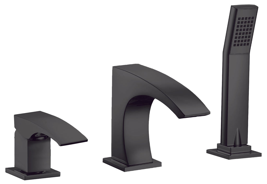 Modern Elegance: MONROE-BK Matte Black Faucet for Stylish and Functional Kitchens.